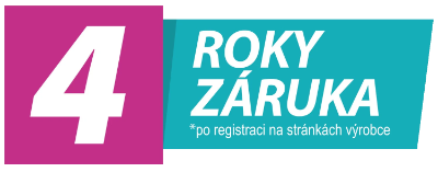 Logo 4 roky záruka meteostanice 400px